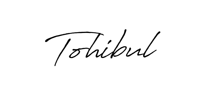 Create a beautiful signature design for name Tohibul. With this signature (Antro_Vectra_Bolder) fonts, you can make a handwritten signature for free. Tohibul signature style 7 images and pictures png