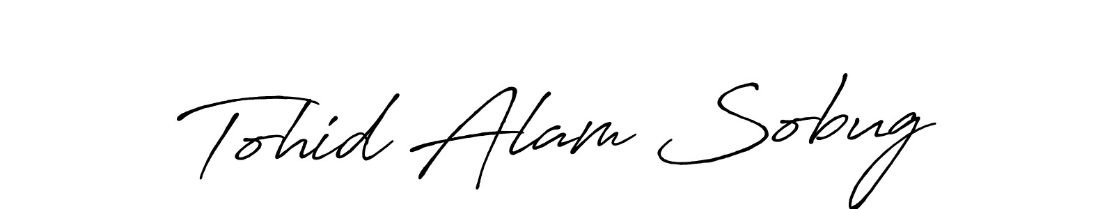 Also we have Tohid Alam Sobug name is the best signature style. Create professional handwritten signature collection using Antro_Vectra_Bolder autograph style. Tohid Alam Sobug signature style 7 images and pictures png