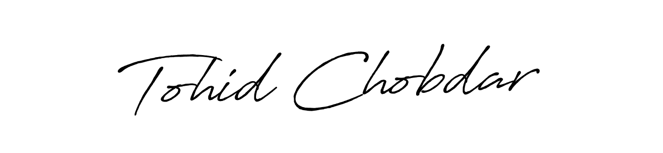 Use a signature maker to create a handwritten signature online. With this signature software, you can design (Antro_Vectra_Bolder) your own signature for name Tohid Chobdar. Tohid Chobdar signature style 7 images and pictures png