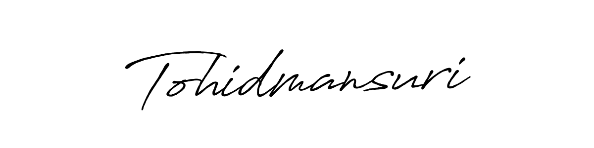 This is the best signature style for the Tohidmansuri name. Also you like these signature font (Antro_Vectra_Bolder). Mix name signature. Tohidmansuri signature style 7 images and pictures png