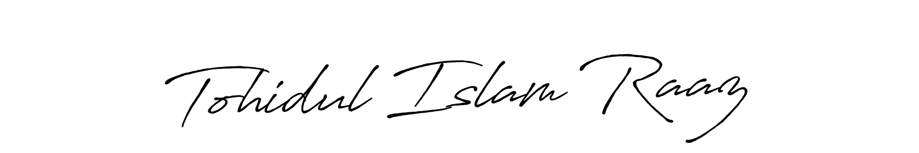 if you are searching for the best signature style for your name Tohidul Islam Raaz. so please give up your signature search. here we have designed multiple signature styles  using Antro_Vectra_Bolder. Tohidul Islam Raaz signature style 7 images and pictures png