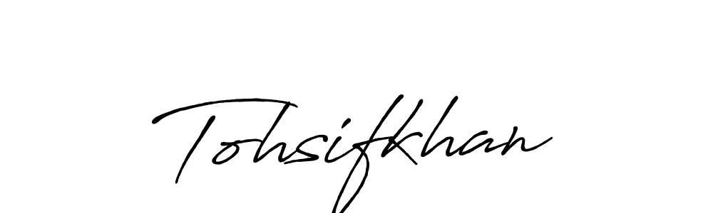 How to Draw Tohsifkhan signature style? Antro_Vectra_Bolder is a latest design signature styles for name Tohsifkhan. Tohsifkhan signature style 7 images and pictures png