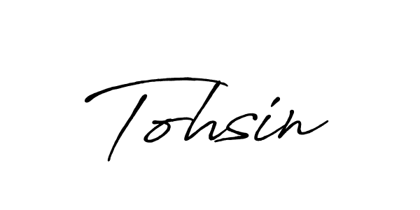 You should practise on your own different ways (Antro_Vectra_Bolder) to write your name (Tohsin) in signature. don't let someone else do it for you. Tohsin signature style 7 images and pictures png