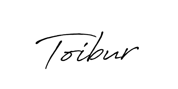 Use a signature maker to create a handwritten signature online. With this signature software, you can design (Antro_Vectra_Bolder) your own signature for name Toibur. Toibur signature style 7 images and pictures png