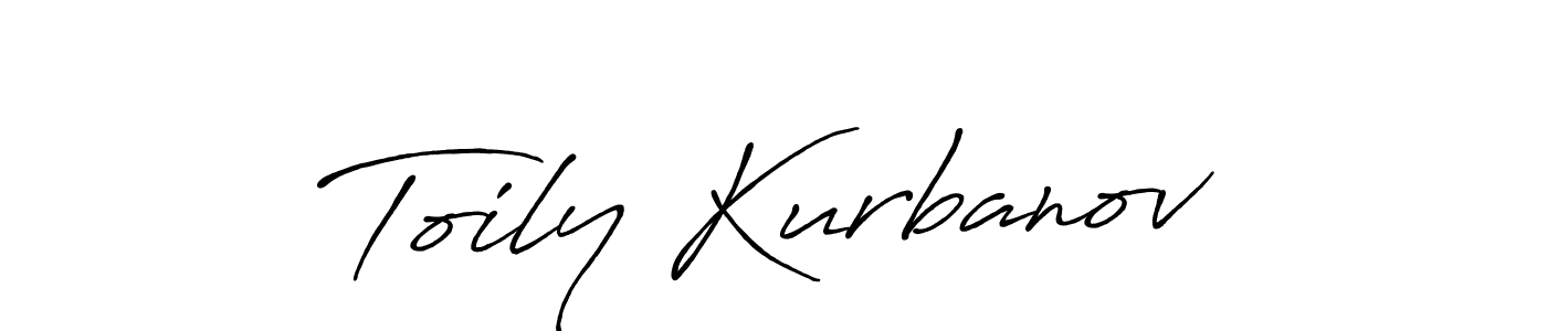 Use a signature maker to create a handwritten signature online. With this signature software, you can design (Antro_Vectra_Bolder) your own signature for name Toily Kurbanov. Toily Kurbanov signature style 7 images and pictures png