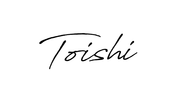 How to make Toishi name signature. Use Antro_Vectra_Bolder style for creating short signs online. This is the latest handwritten sign. Toishi signature style 7 images and pictures png