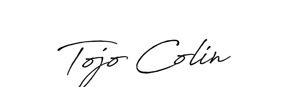 Make a beautiful signature design for name Tojo Colin. Use this online signature maker to create a handwritten signature for free. Tojo Colin signature style 7 images and pictures png