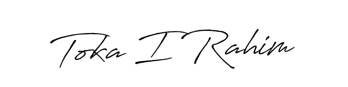 Check out images of Autograph of Toka I Rahim name. Actor Toka I Rahim Signature Style. Antro_Vectra_Bolder is a professional sign style online. Toka I Rahim signature style 7 images and pictures png