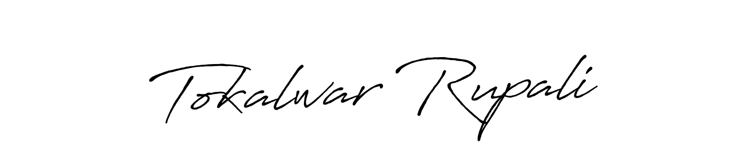 How to Draw Tokalwar Rupali signature style? Antro_Vectra_Bolder is a latest design signature styles for name Tokalwar Rupali. Tokalwar Rupali signature style 7 images and pictures png