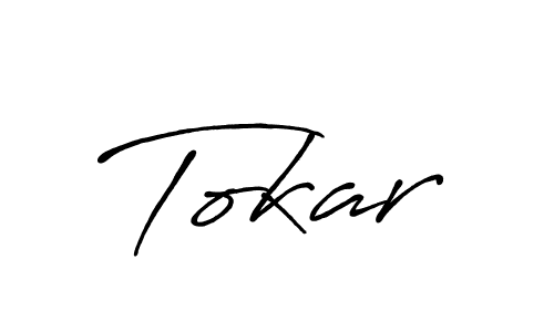 Make a beautiful signature design for name Tokar. With this signature (Antro_Vectra_Bolder) style, you can create a handwritten signature for free. Tokar signature style 7 images and pictures png