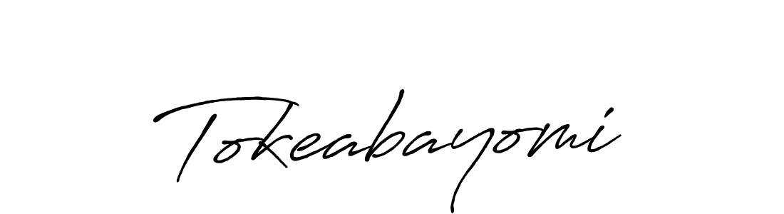 if you are searching for the best signature style for your name Tokeabayomi. so please give up your signature search. here we have designed multiple signature styles  using Antro_Vectra_Bolder. Tokeabayomi signature style 7 images and pictures png