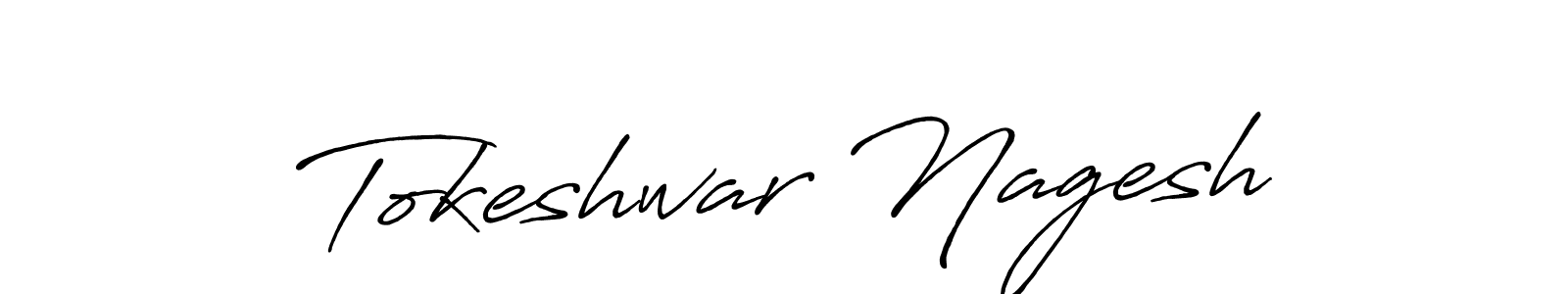 Best and Professional Signature Style for Tokeshwar Nagesh. Antro_Vectra_Bolder Best Signature Style Collection. Tokeshwar Nagesh signature style 7 images and pictures png