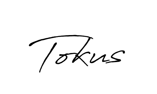 How to make Tokus signature? Antro_Vectra_Bolder is a professional autograph style. Create handwritten signature for Tokus name. Tokus signature style 7 images and pictures png