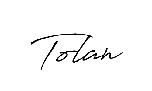 The best way (Antro_Vectra_Bolder) to make a short signature is to pick only two or three words in your name. The name Tolan include a total of six letters. For converting this name. Tolan signature style 7 images and pictures png