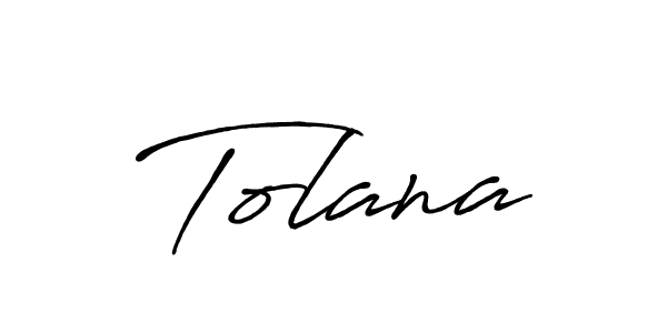 Also You can easily find your signature by using the search form. We will create Tolana name handwritten signature images for you free of cost using Antro_Vectra_Bolder sign style. Tolana signature style 7 images and pictures png