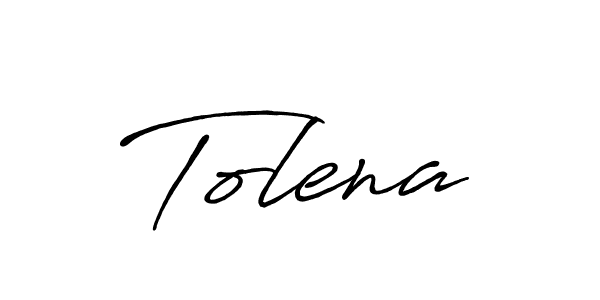 Also we have Tolena name is the best signature style. Create professional handwritten signature collection using Antro_Vectra_Bolder autograph style. Tolena signature style 7 images and pictures png
