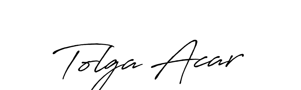 How to make Tolga Acar signature? Antro_Vectra_Bolder is a professional autograph style. Create handwritten signature for Tolga Acar name. Tolga Acar signature style 7 images and pictures png