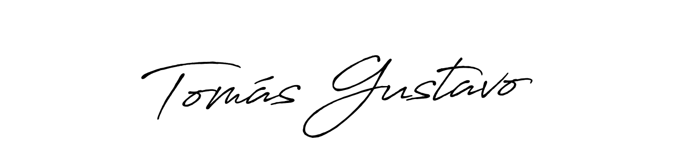 How to Draw Tomás Gustavo signature style? Antro_Vectra_Bolder is a latest design signature styles for name Tomás Gustavo. Tomás Gustavo signature style 7 images and pictures png