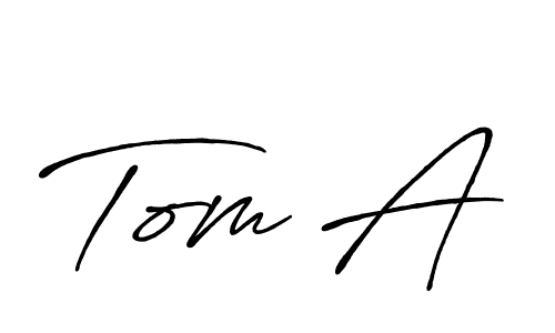 Here are the top 10 professional signature styles for the name Tom A. These are the best autograph styles you can use for your name. Tom A signature style 7 images and pictures png