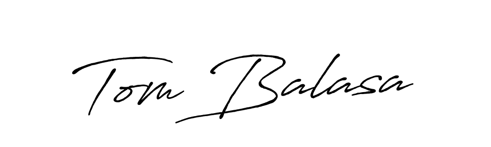 Tom Balasa stylish signature style. Best Handwritten Sign (Antro_Vectra_Bolder) for my name. Handwritten Signature Collection Ideas for my name Tom Balasa. Tom Balasa signature style 7 images and pictures png