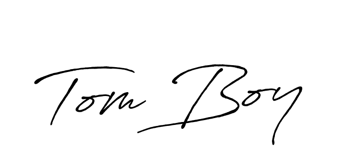 Create a beautiful signature design for name Tom Boy. With this signature (Antro_Vectra_Bolder) fonts, you can make a handwritten signature for free. Tom Boy signature style 7 images and pictures png