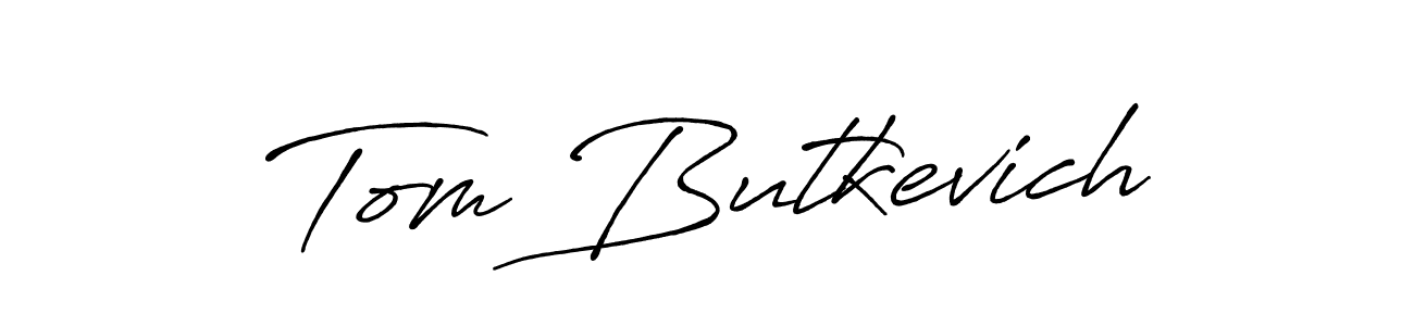 Antro_Vectra_Bolder is a professional signature style that is perfect for those who want to add a touch of class to their signature. It is also a great choice for those who want to make their signature more unique. Get Tom Butkevich name to fancy signature for free. Tom Butkevich signature style 7 images and pictures png