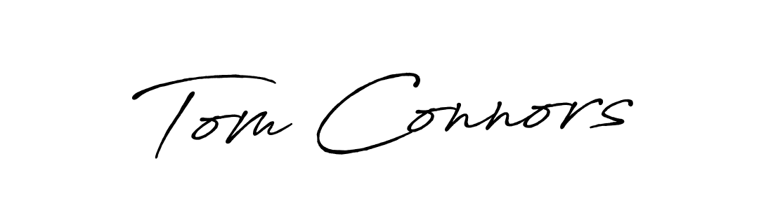 How to make Tom Connors name signature. Use Antro_Vectra_Bolder style for creating short signs online. This is the latest handwritten sign. Tom Connors signature style 7 images and pictures png