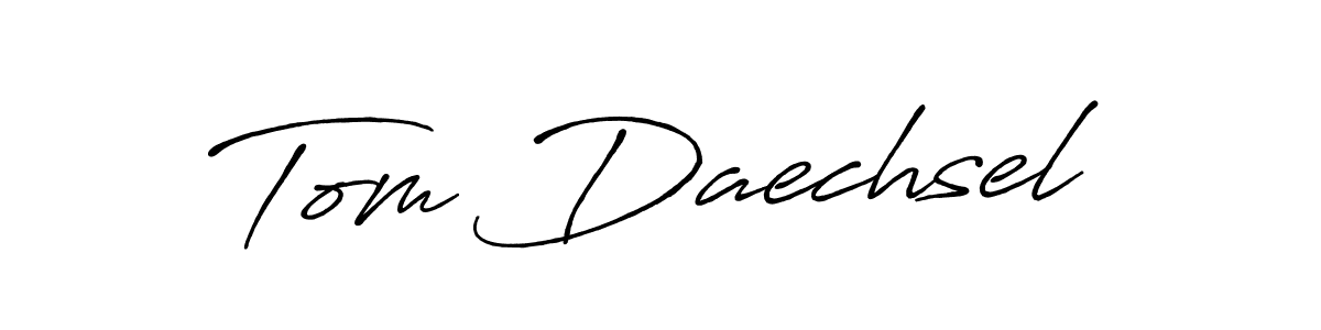 if you are searching for the best signature style for your name Tom Daechsel. so please give up your signature search. here we have designed multiple signature styles  using Antro_Vectra_Bolder. Tom Daechsel signature style 7 images and pictures png