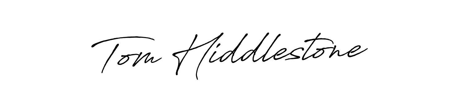 How to make Tom Hiddlestone signature? Antro_Vectra_Bolder is a professional autograph style. Create handwritten signature for Tom Hiddlestone name. Tom Hiddlestone signature style 7 images and pictures png
