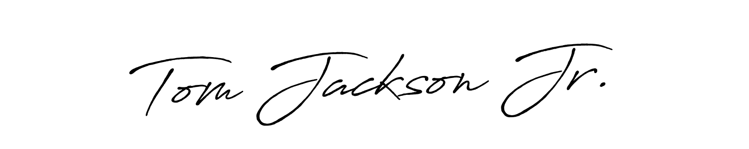 Design your own signature with our free online signature maker. With this signature software, you can create a handwritten (Antro_Vectra_Bolder) signature for name Tom Jackson Jr.. Tom Jackson Jr. signature style 7 images and pictures png