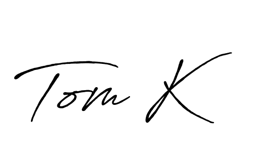 Also You can easily find your signature by using the search form. We will create Tom K name handwritten signature images for you free of cost using Antro_Vectra_Bolder sign style. Tom K signature style 7 images and pictures png