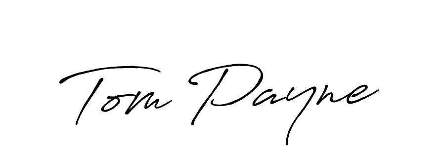 Use a signature maker to create a handwritten signature online. With this signature software, you can design (Antro_Vectra_Bolder) your own signature for name Tom Payne. Tom Payne signature style 7 images and pictures png