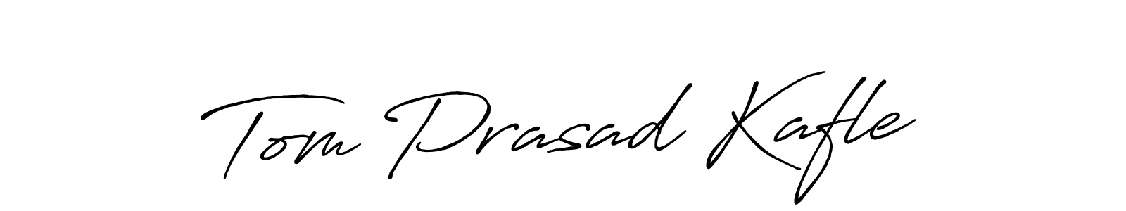 Design your own signature with our free online signature maker. With this signature software, you can create a handwritten (Antro_Vectra_Bolder) signature for name Tom Prasad Kafle. Tom Prasad Kafle signature style 7 images and pictures png