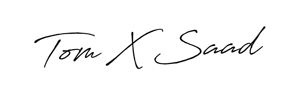 Here are the top 10 professional signature styles for the name Tom X Saad. These are the best autograph styles you can use for your name. Tom X Saad signature style 7 images and pictures png