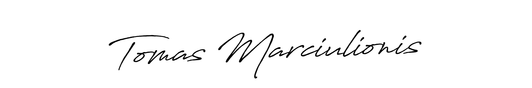 The best way (Antro_Vectra_Bolder) to make a short signature is to pick only two or three words in your name. The name Tomas Marciulionis include a total of six letters. For converting this name. Tomas Marciulionis signature style 7 images and pictures png