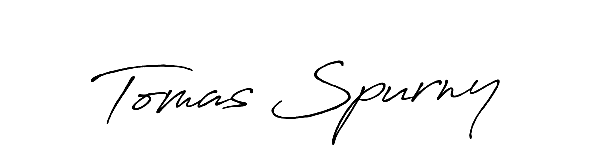 Tomas Spurny stylish signature style. Best Handwritten Sign (Antro_Vectra_Bolder) for my name. Handwritten Signature Collection Ideas for my name Tomas Spurny. Tomas Spurny signature style 7 images and pictures png