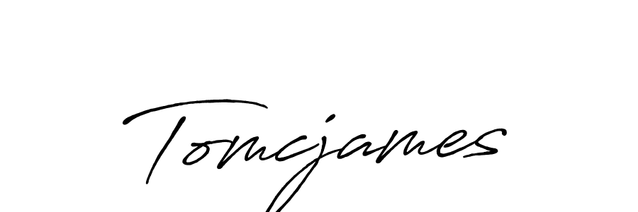 Create a beautiful signature design for name Tomcjames. With this signature (Antro_Vectra_Bolder) fonts, you can make a handwritten signature for free. Tomcjames signature style 7 images and pictures png