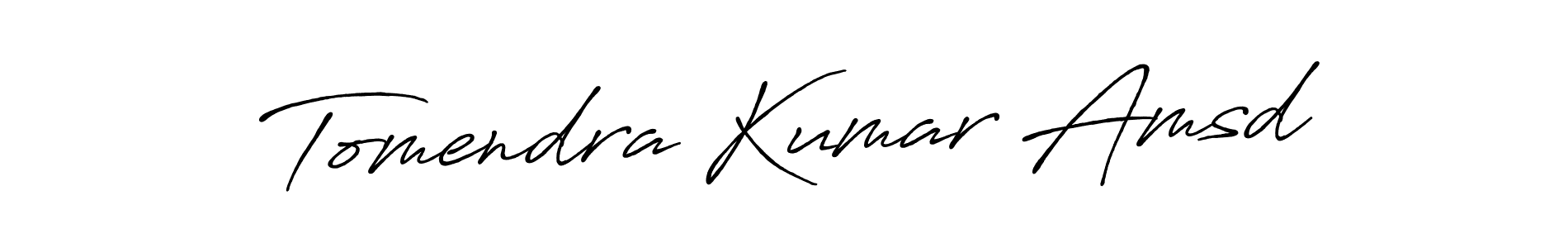It looks lik you need a new signature style for name Tomendra Kumar Amsd. Design unique handwritten (Antro_Vectra_Bolder) signature with our free signature maker in just a few clicks. Tomendra Kumar Amsd signature style 7 images and pictures png