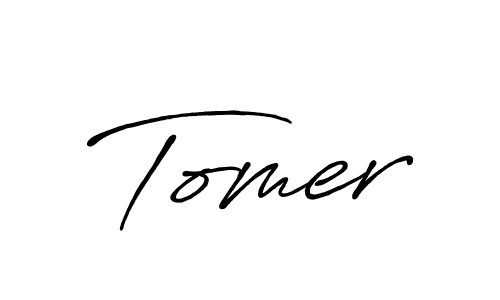 Create a beautiful signature design for name Tomer. With this signature (Antro_Vectra_Bolder) fonts, you can make a handwritten signature for free. Tomer signature style 7 images and pictures png