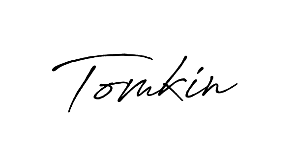 How to make Tomkin signature? Antro_Vectra_Bolder is a professional autograph style. Create handwritten signature for Tomkin name. Tomkin signature style 7 images and pictures png