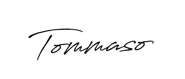 Use a signature maker to create a handwritten signature online. With this signature software, you can design (Antro_Vectra_Bolder) your own signature for name Tommaso. Tommaso signature style 7 images and pictures png