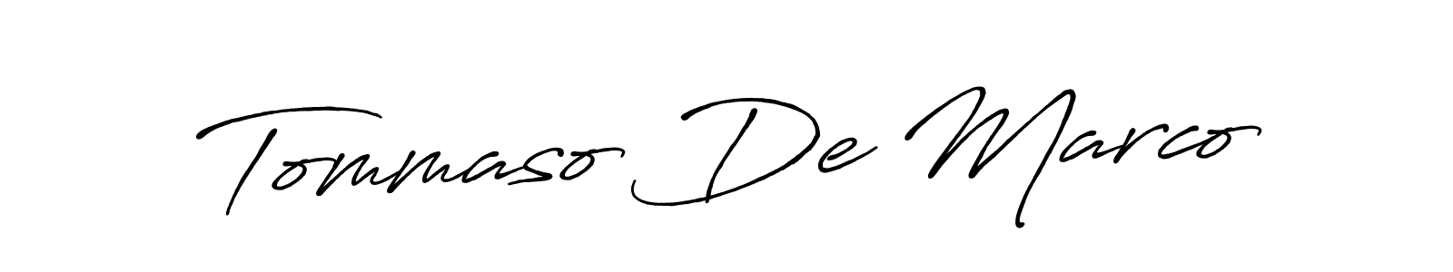 Make a beautiful signature design for name Tommaso De Marco. Use this online signature maker to create a handwritten signature for free. Tommaso De Marco signature style 7 images and pictures png