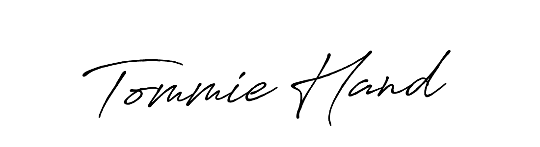 Antro_Vectra_Bolder is a professional signature style that is perfect for those who want to add a touch of class to their signature. It is also a great choice for those who want to make their signature more unique. Get Tommie Hand name to fancy signature for free. Tommie Hand signature style 7 images and pictures png