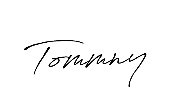 Create a beautiful signature design for name Tommny. With this signature (Antro_Vectra_Bolder) fonts, you can make a handwritten signature for free. Tommny signature style 7 images and pictures png