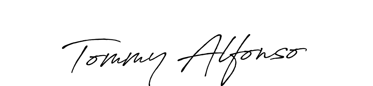 Use a signature maker to create a handwritten signature online. With this signature software, you can design (Antro_Vectra_Bolder) your own signature for name Tommy Alfonso. Tommy Alfonso signature style 7 images and pictures png