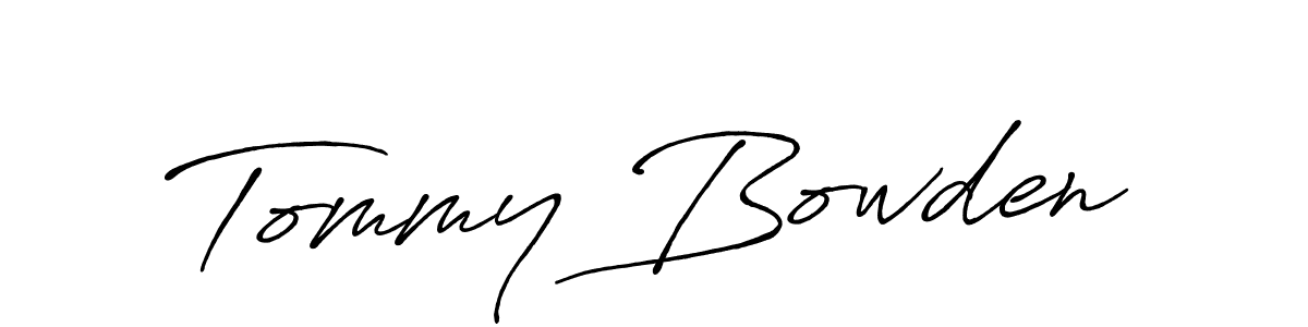 The best way (Antro_Vectra_Bolder) to make a short signature is to pick only two or three words in your name. The name Tommy Bowden include a total of six letters. For converting this name. Tommy Bowden signature style 7 images and pictures png