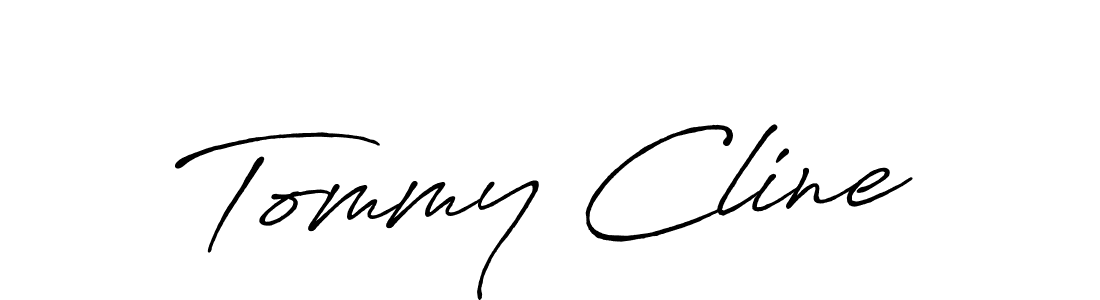 Create a beautiful signature design for name Tommy Cline. With this signature (Antro_Vectra_Bolder) fonts, you can make a handwritten signature for free. Tommy Cline signature style 7 images and pictures png