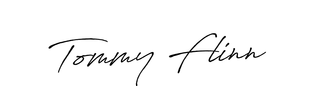 Create a beautiful signature design for name Tommy Flinn. With this signature (Antro_Vectra_Bolder) fonts, you can make a handwritten signature for free. Tommy Flinn signature style 7 images and pictures png
