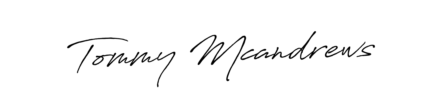 Design your own signature with our free online signature maker. With this signature software, you can create a handwritten (Antro_Vectra_Bolder) signature for name Tommy Mcandrews. Tommy Mcandrews signature style 7 images and pictures png