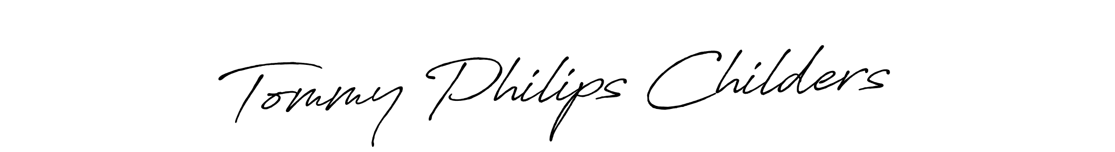 How to make Tommy Philips Childers signature? Antro_Vectra_Bolder is a professional autograph style. Create handwritten signature for Tommy Philips Childers name. Tommy Philips Childers signature style 7 images and pictures png